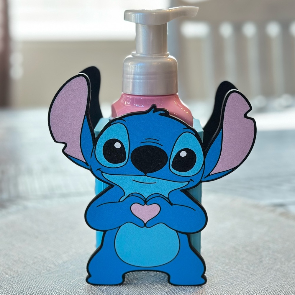 Disney Stitch foaming Soap Holder for Bath & Body Works Bottles